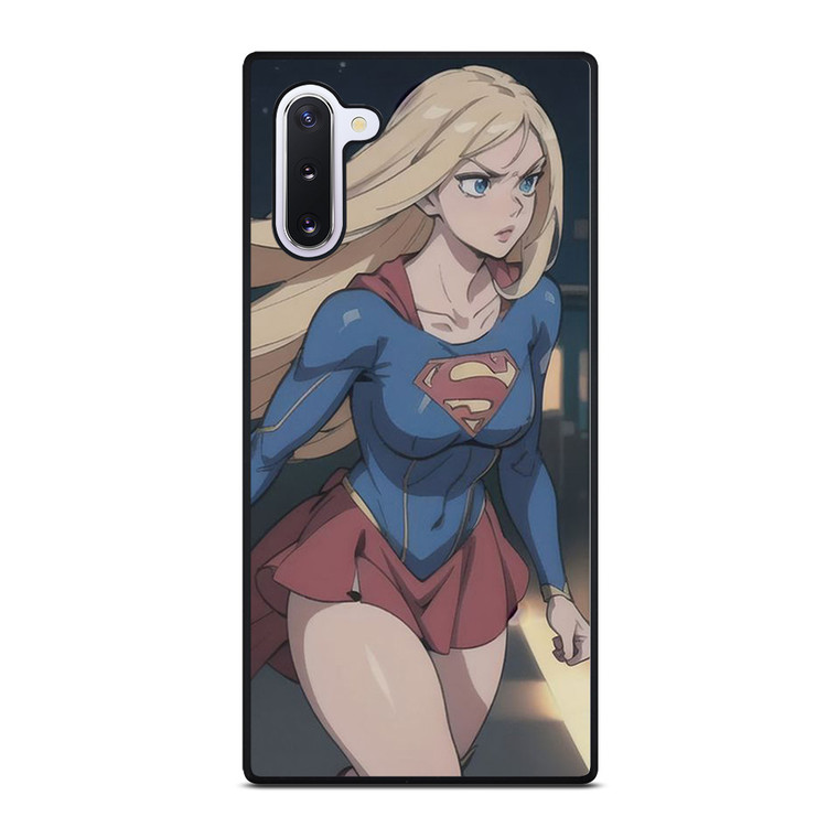 SUPER GIRL CARTOON MANGA ANIME Samsung Galaxy Note 10 Case Cover