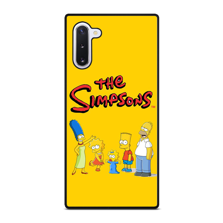 THE SIMPSONS FAMILY CARTOON Samsung Galaxy Note 10 Case Cover