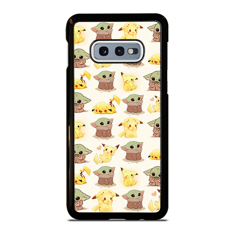 BABY YODA STAR WARS PIKACHU POKEMON Samsung Galaxy S10e Case Cover