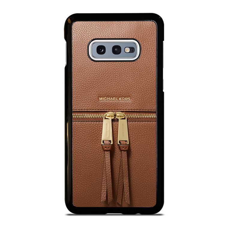 MICHAEL KORS MK LOGO BACKPACK BAG BROWN Samsung Galaxy S10e Case Cover