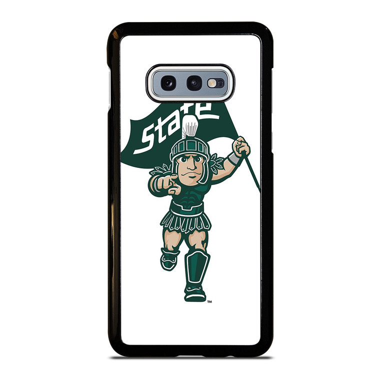 MICHIGAN STATE SPARTANS LOGO FOOTBALL MASCOT Samsung Galaxy S10e Case Cover