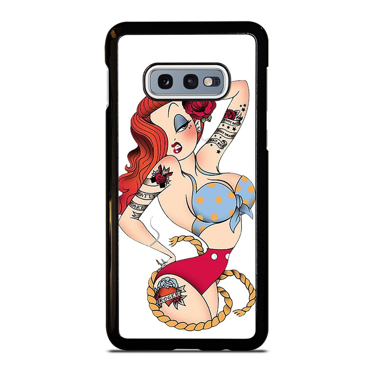 SAILOR JERRY TATTOO JESSICA RABBIT Samsung Galaxy S10e Case Cover