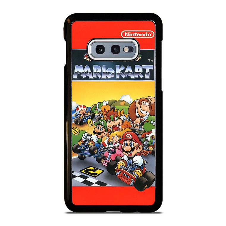 SUPER MARIO KART BROSS GAMES NINTENDO POSTER Samsung Galaxy S10e Case Cover