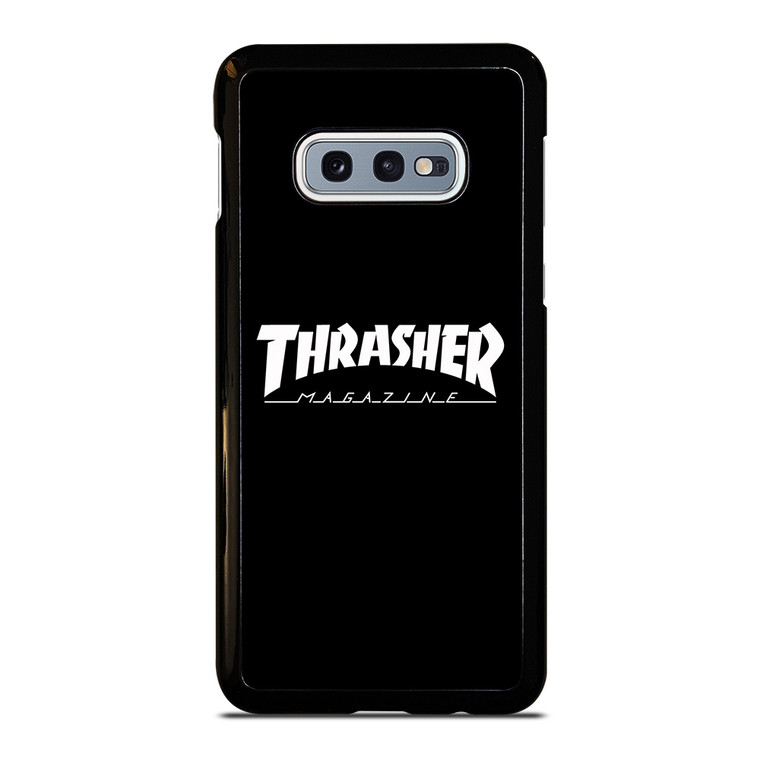 THRASHER SKATEBOARD MAGAZINE BLACK Samsung Galaxy S10e Case Cover