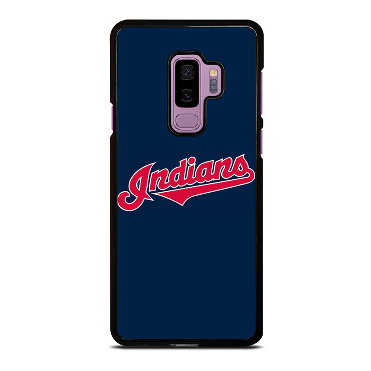 CLEVELAND INDIANS BASEBALL TEAM LOGO ICON Samsung Galaxy S9 Plus Case Cover