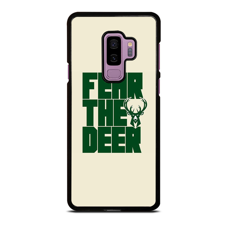 MILWAUKEE BUCKS LOGO BASKETBALL FEAR THE DEER Samsung Galaxy S9 Plus Case Cover