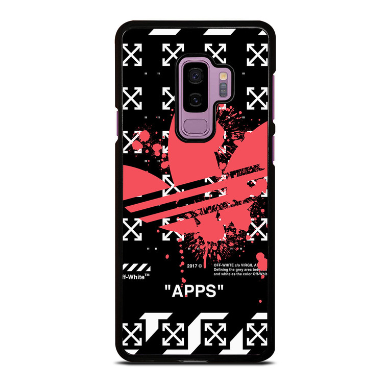 OFF WHITE X ADIDAS RED Samsung Galaxy S9 Plus Case Cover