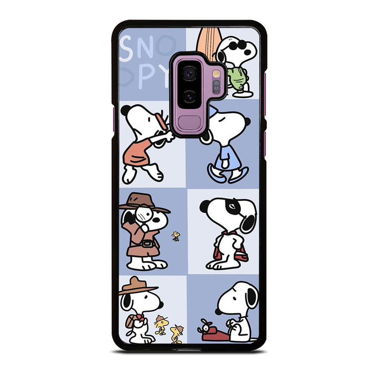 SNOOPY THE PEANUTS CHARLIE BROWN CARTOON Samsung Galaxy S9 Plus Case Cover