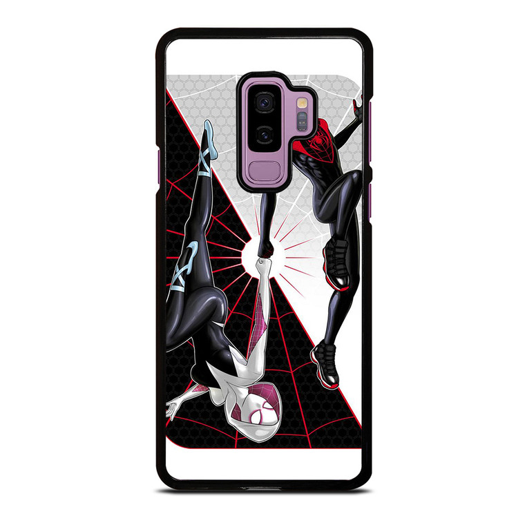 SPIDERMAN MILES MORALES SPIDER GWEN VERSE Samsung Galaxy S9 Plus Case Cover