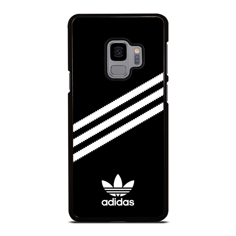 ADIDAS ORIGINALS STRIPES BLACK WHITE Samsung Galaxy S9 Case Cover