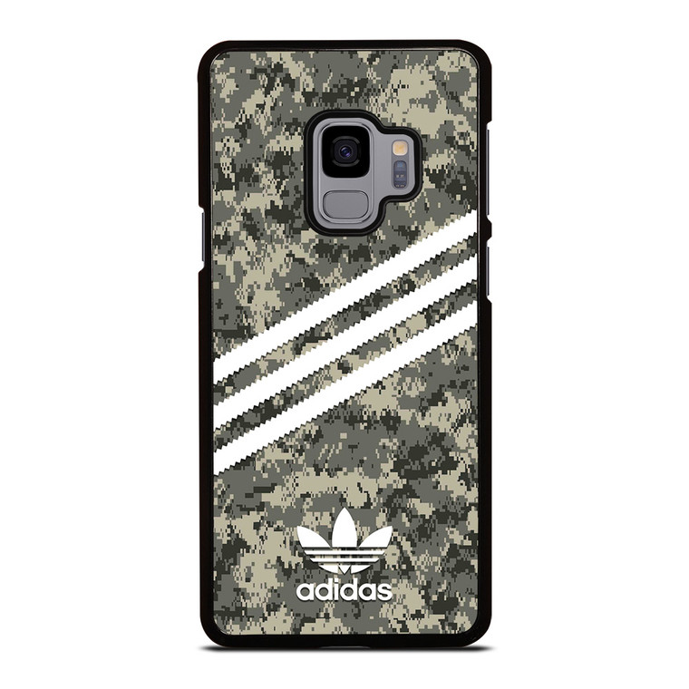 ADIDAS ORIGINALS STRIPES GREY CAMO Samsung Galaxy S9 Case Cover