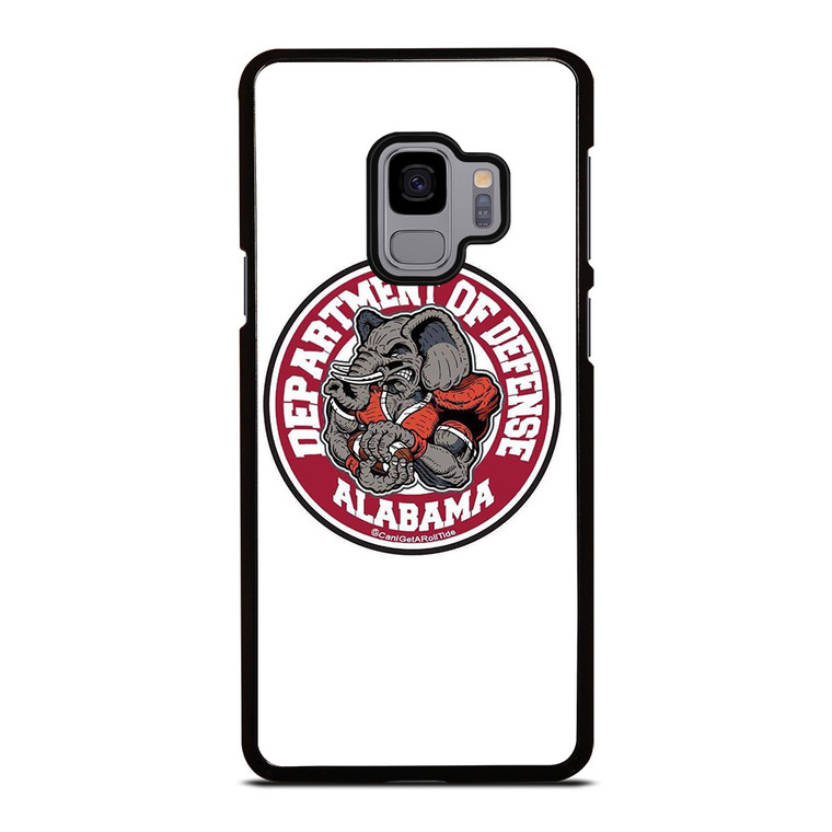 ALABAMA CRIMSON TIDE BAMA LOGO DEFENCE DEPARTMENT Samsung Galaxy S9 Case Cover