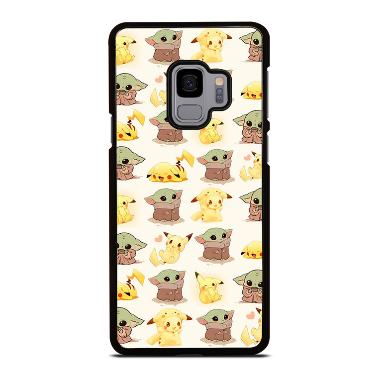 BABY YODA STAR WARS PIKACHU POKEMON Samsung Galaxy S9 Case Cover