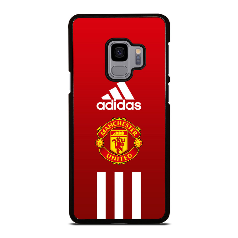 MANCHESTER UNITED FC ADIDAS STRIPES Samsung Galaxy S9 Case Cover
