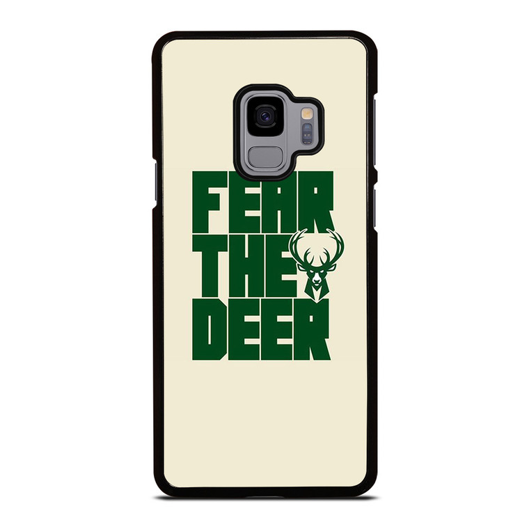 MILWAUKEE BUCKS LOGO BASKETBALL FEAR THE DEER Samsung Galaxy S9 Case Cover