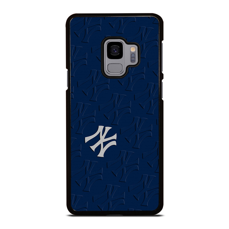 NEW YORK YANKEES ICON LOGO BASEBALL BLUE Samsung Galaxy S9 Case Cover