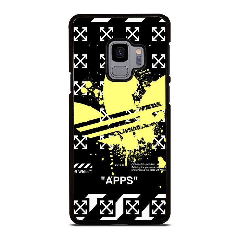 OFF WHITE X ADIDAS YELLOW Samsung Galaxy S9 Case Cover