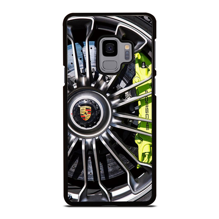 PORSCHE CAR ICON WHEEL LOGO Samsung Galaxy S9 Case Cover PORSCHE CAR ICON WHEEL LOGO Samsung Galaxy S9 Case Cover