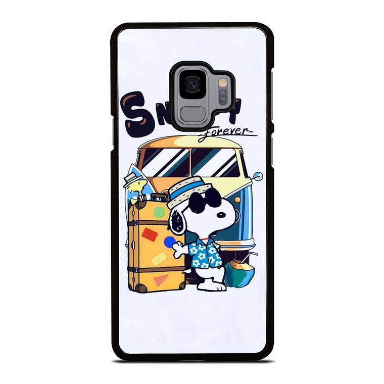 SNOOPY THE PEANUTS CHARLIE BROWN CARTOON FOREVER Samsung Galaxy S9 Case Cover