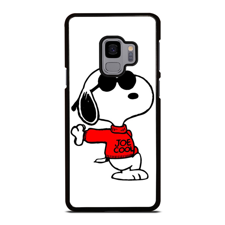 SNOOPY THE PEANUTS CHARLIE BROWN JOE COOL Samsung Galaxy S9 Case Cover