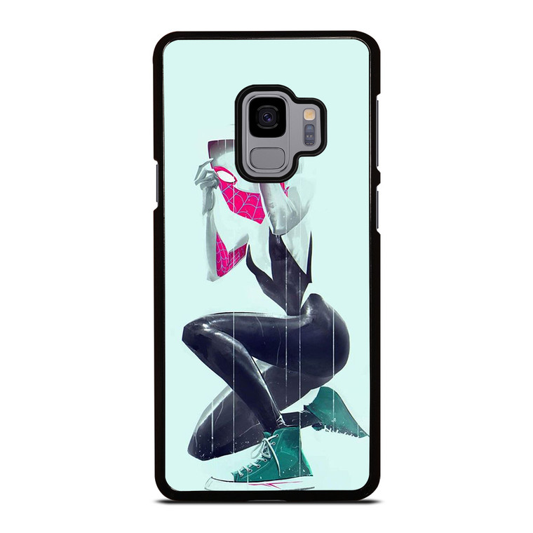 SPIDER VERSE SPIDER GWEN SPIDER WOMAN Samsung Galaxy S9 Case Cover