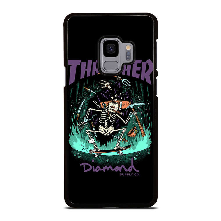 THRASHER DIAMOND SUPPLY CO Samsung Galaxy S9 Case Cover