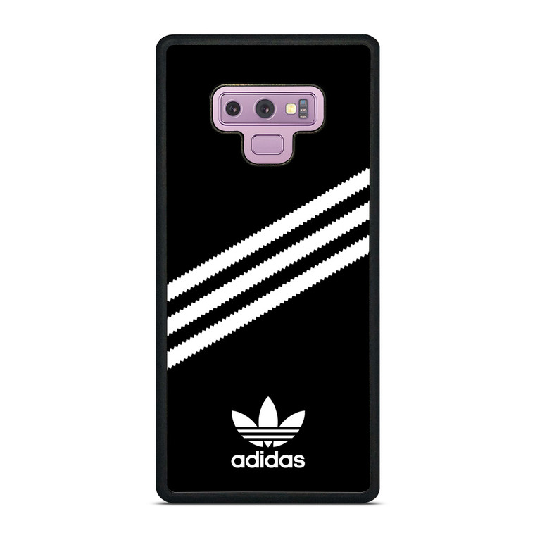 ADIDAS ORIGINALS STRIPES BLACK WHITE Samsung Galaxy Note 9 Case Cover