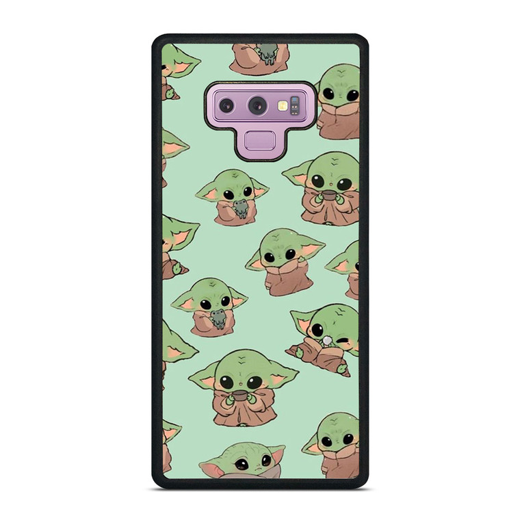 BABY YODA STAR WARS CARTOON Samsung Galaxy Note 9 Case Cover
