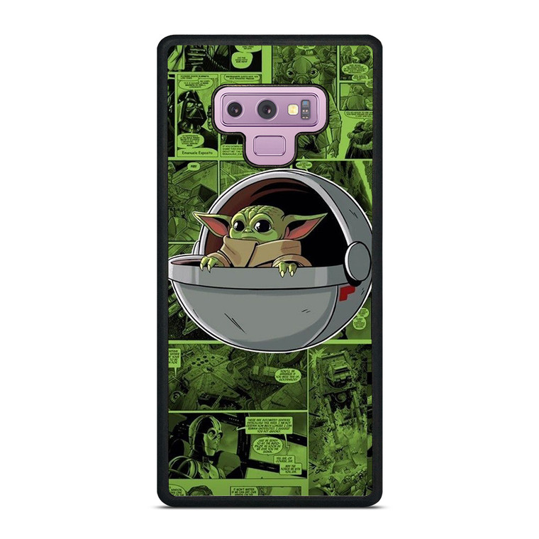 BABY YODA STAR WARS COMICS Samsung Galaxy Note 9 Case Cover