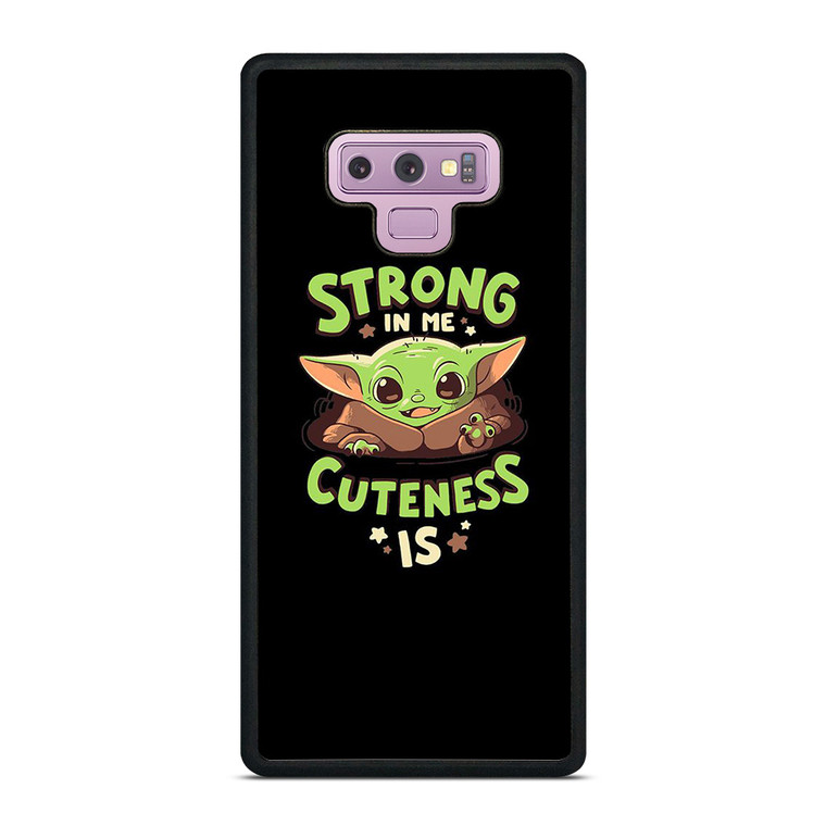 BABY YODA STAR WARS STRONG CUTENESS Samsung Galaxy Note 9 Case Cover