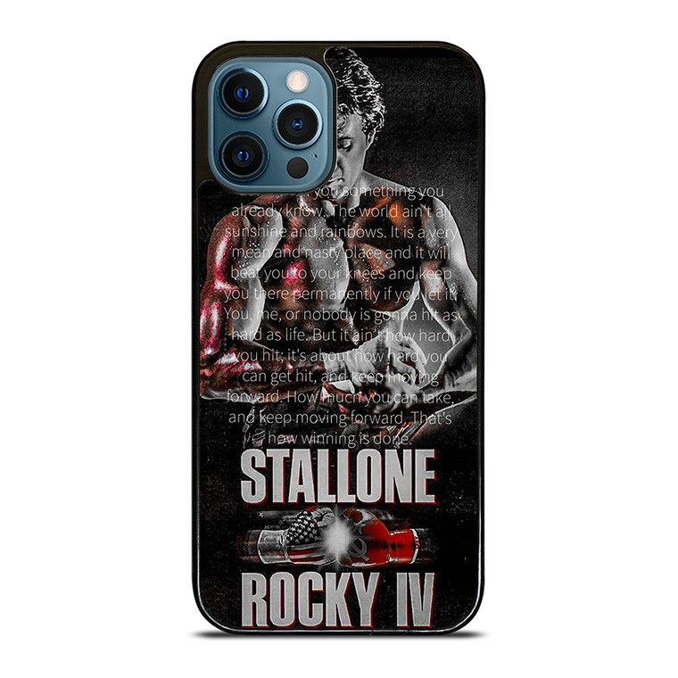 ROCKY BALBOA QUOTE ART iPhone 12 Pro Max Case Cover