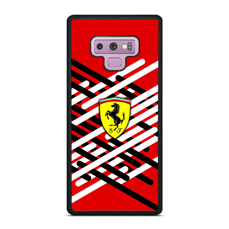 FERRARI RED LOGO NEW Samsung Galaxy Note 9 Case Cover