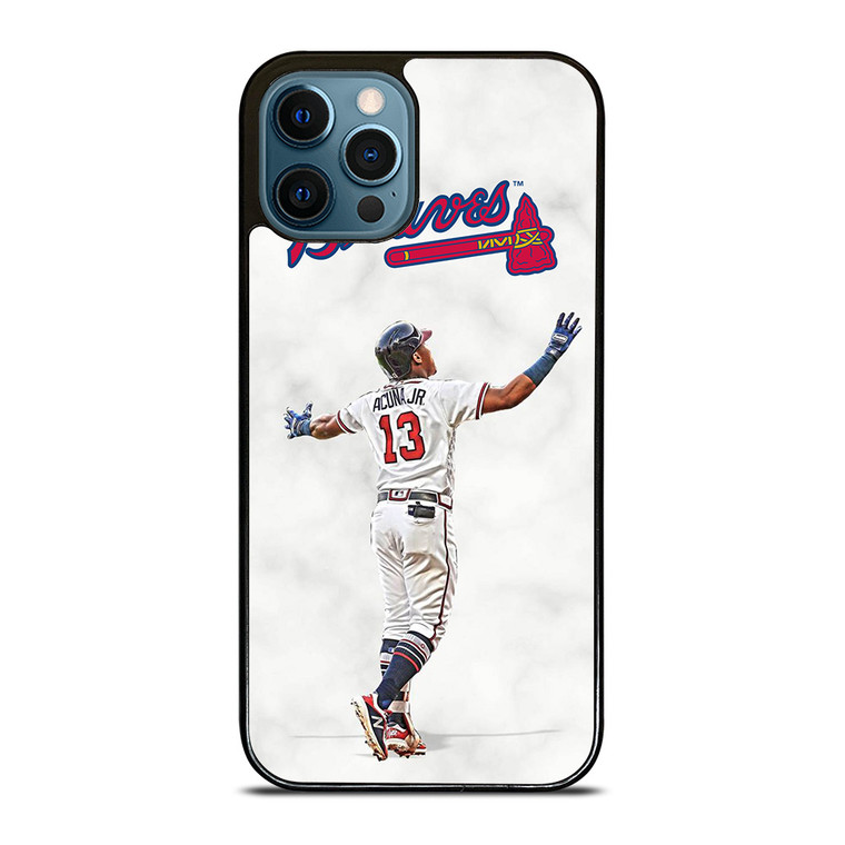 RONALD ACUNA JR MARBLE ATLANTA BRAVES iPhone 12 Pro Max Case Cover