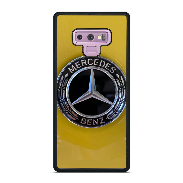 MERCEDES BENZ CAR LOGO YELLOW ICON Samsung Galaxy Note 9 Case Cover MERCEDES BENZ CAR LOGO YELLOW ICON Samsung Galaxy Note 9 Case Cover