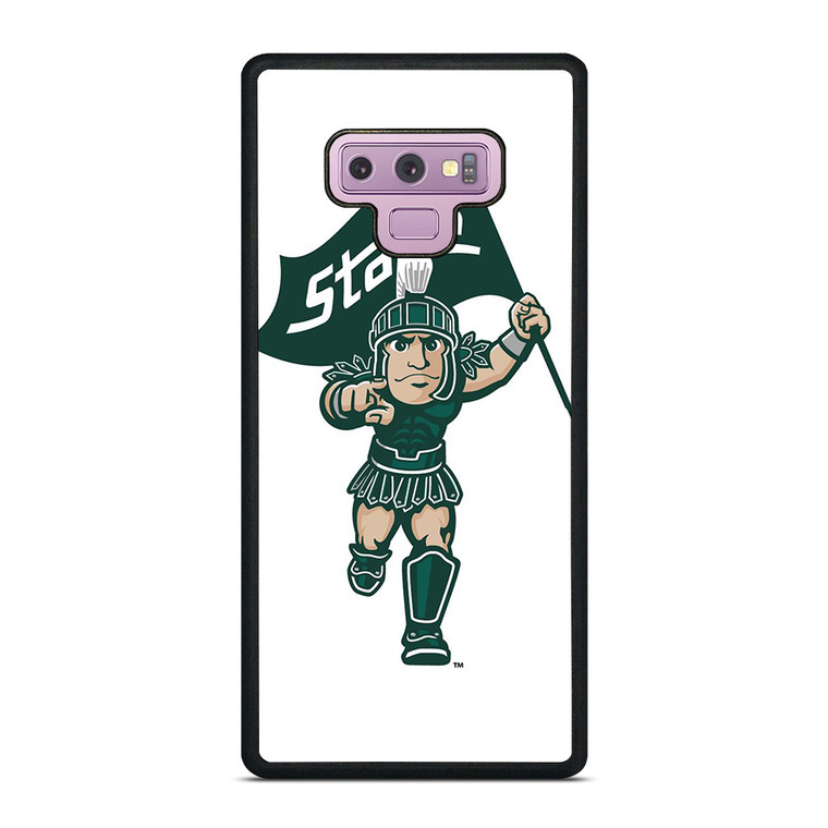MICHIGAN STATE SPARTANS LOGO FOOTBALL MASCOT Samsung Galaxy Note 9 Case Cover