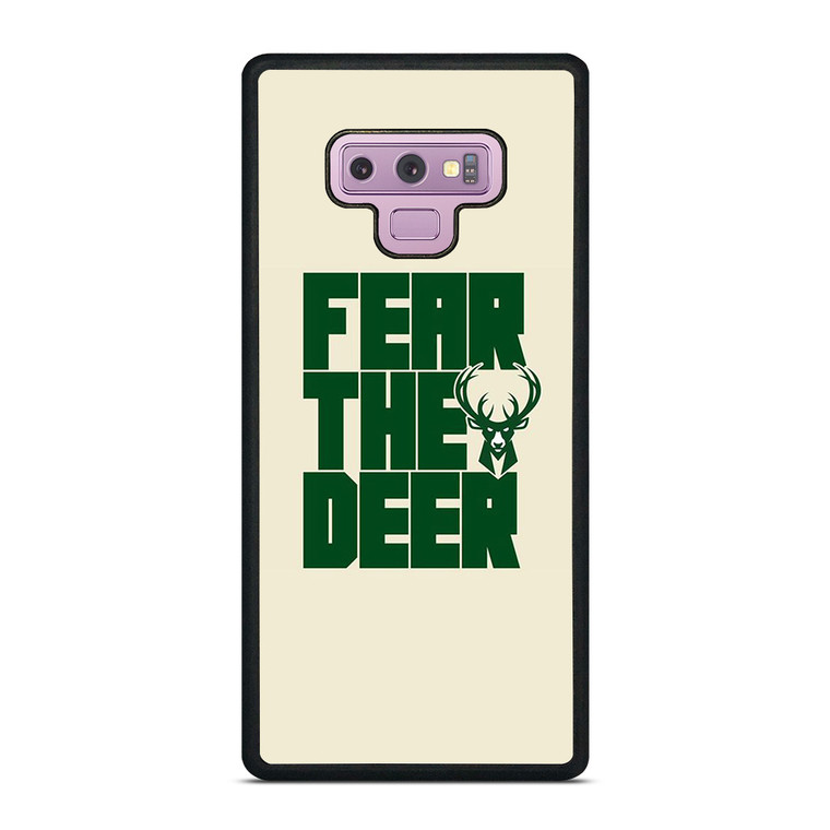 MILWAUKEE BUCKS LOGO BASKETBALL FEAR THE DEER Samsung Galaxy Note 9 Case Cover