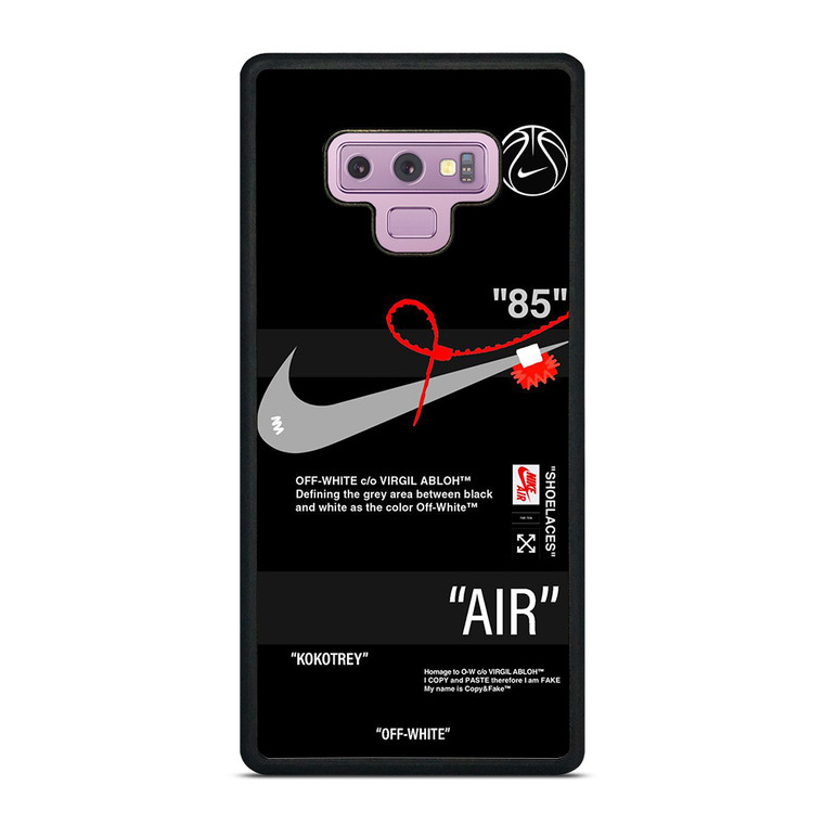 NIKE AIR JORDAN OFF WHITE SHOE LOGO Samsung Galaxy Note 9 Case Cover