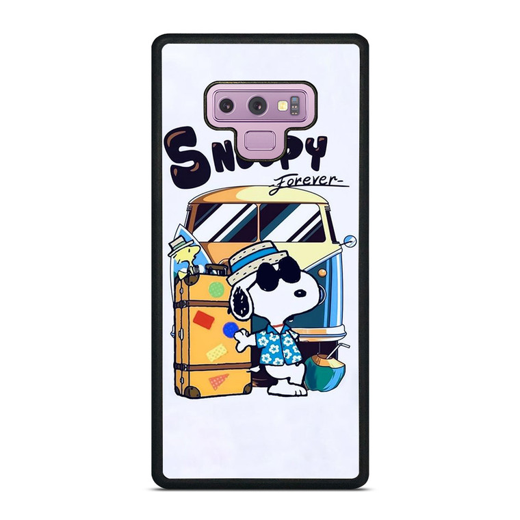 SNOOPY THE PEANUTS CHARLIE BROWN CARTOON FOREVER Samsung Galaxy Note 9 Case Cover