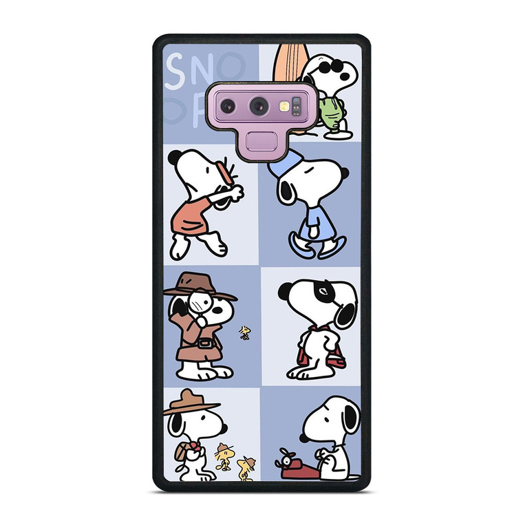 SNOOPY THE PEANUTS CHARLIE BROWN CARTOON Samsung Galaxy Note 9 Case Cover