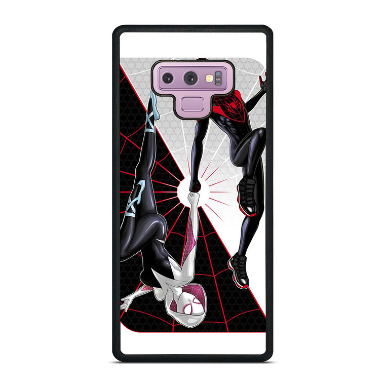 SPIDERMAN MILES MORALES SPIDER GWEN VERSE Samsung Galaxy Note 9 Case Cover