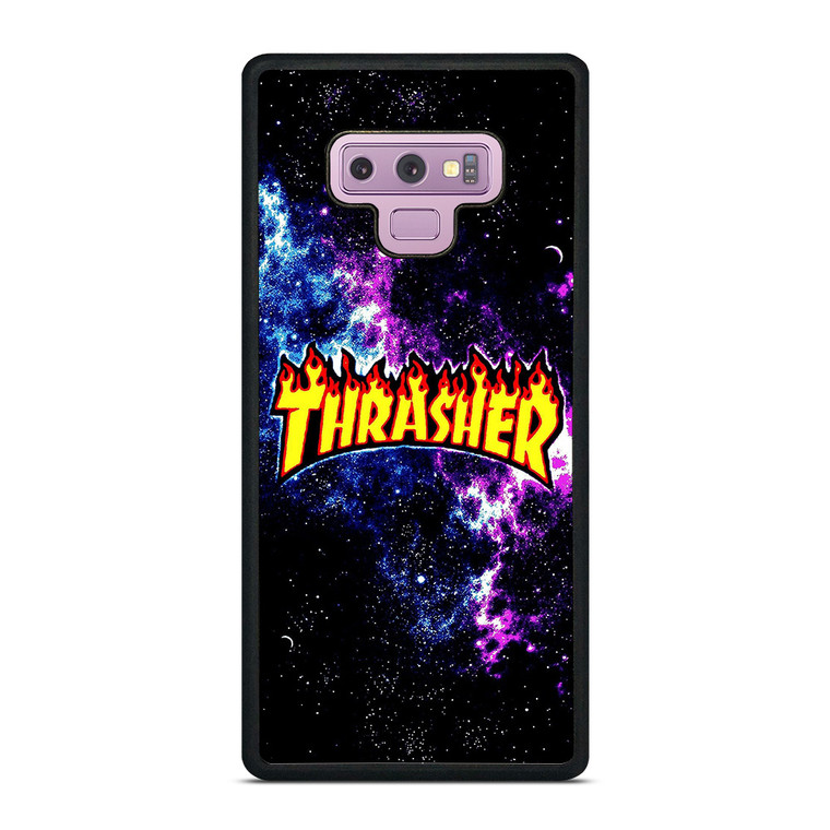 THRASHER LOGO NEBULA Samsung Galaxy Note 9 Case Cover