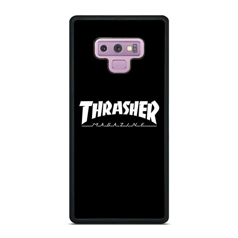 THRASHER SKATEBOARD MAGAZINE BLACK Samsung Galaxy Note 9 Case Cover