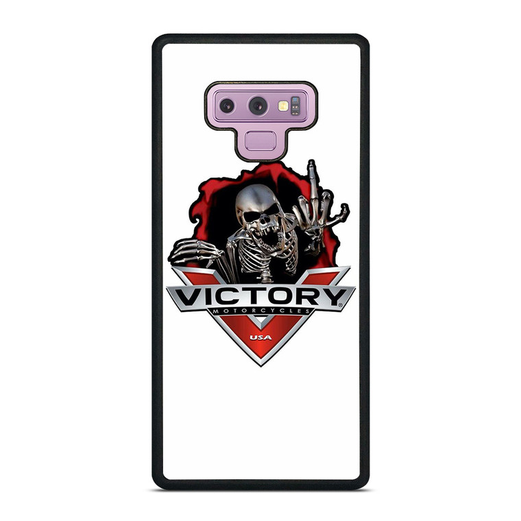 VICTORY MOTORCYCLE SKULL USA LOGO Samsung Galaxy Note 9 Case Cover