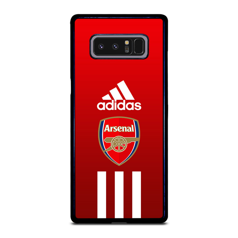 ARSENAL FC ADIDAS STRIPES Samsung Galaxy Note 8 Case Cover