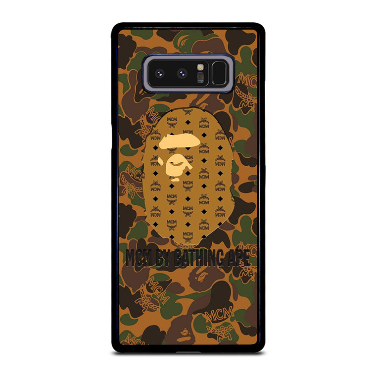 MCM BY BATHING APE CAMO Samsung Galaxy Note 8 Case Cover