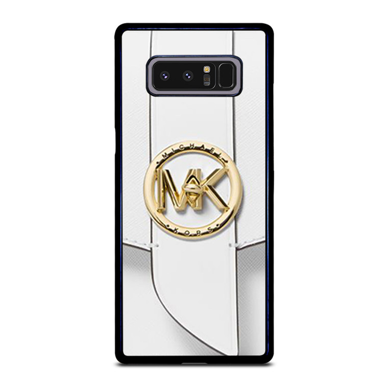 MICHAEL KORS LOGO MK WHITE HAND BAG EMBLEM Samsung Galaxy Note 8 Case Cover