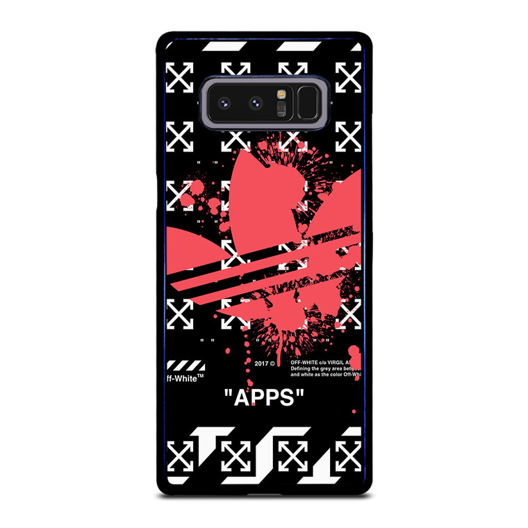 OFF WHITE X ADIDAS RED Samsung Galaxy Note 8 Case Cover