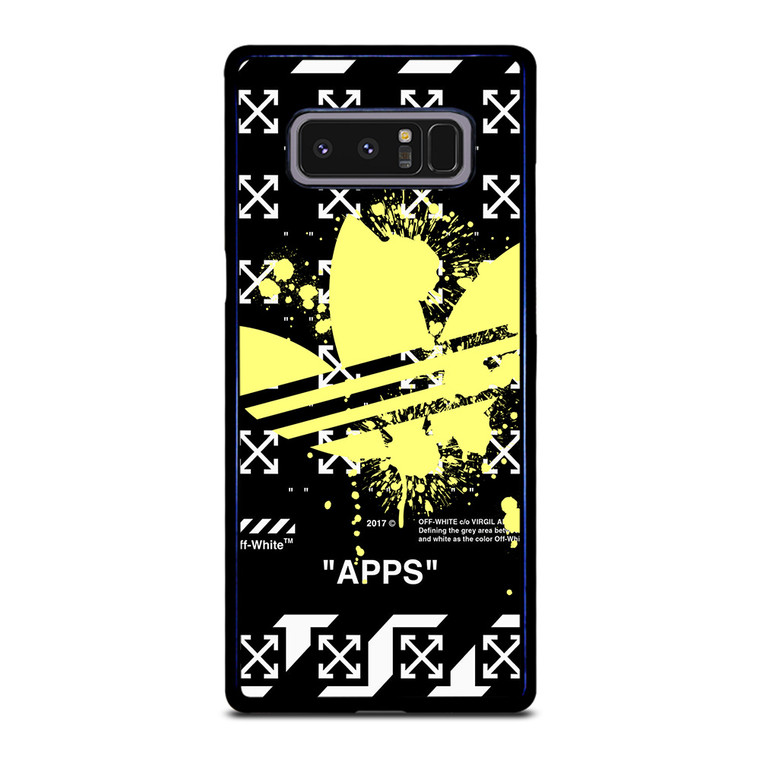 OFF WHITE X ADIDAS YELLOW Samsung Galaxy Note 8 Case Cover