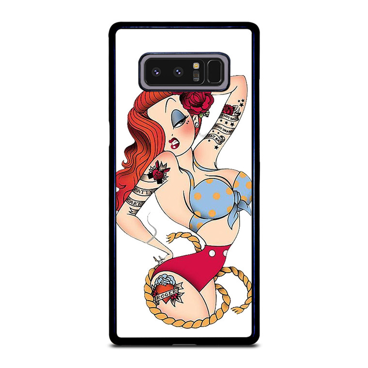 SAILOR JERRY TATTOO JESSICA RABBIT Samsung Galaxy Note 8 Case Cover