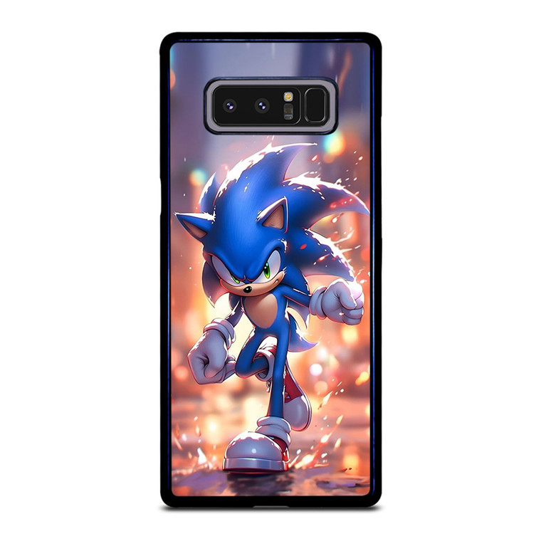 SONIC THE HEDGEHOG ANIMATION RUNNING Samsung Galaxy Note 8 Case Cover